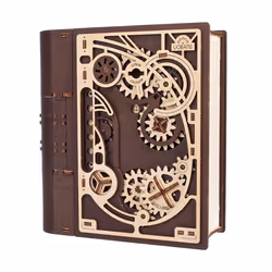 UGEARS Livre des secrets en Bois à Construire - 3D Puzzle maquette en bois à construire