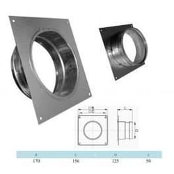 Flange de ventilation murale Ø 125 mm