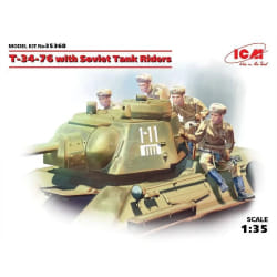 ICM T-34-76 avec tankers soviétiques