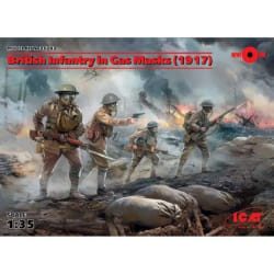 ICM British Infantry in Gas Masks 1917 - 1/35