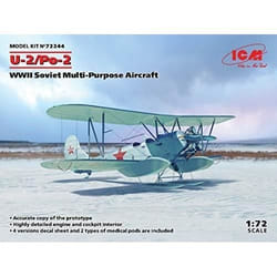 Maquette ICM ICM72244 - Avion U-2/Po-2 - Bleu Ciel - Plastique - 14 ans et +