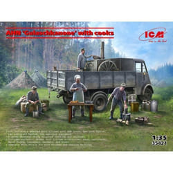 ICM - Maquette Camion Ahn gulaschkanone With Cooks icm35421 1:35 Maquette Char Promo - Ref : 15589