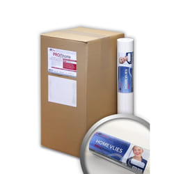 Revêtement à peindre blanc sans structure 120g Profhome HomeVlies 399-120 intissé lisse Papier peint intissé blanc 12 rouleaux 64