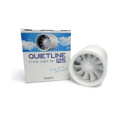 Ventilateur - VENTS - QUIETLINE - Ø 125mm - Faible bruit - 32 dB à 3m