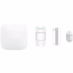 Le produit 8168.56.WH1 (#38168) est un système d'alarme domestique sans fil professionnel, Ajax StarterKit. Le kit, disponibl ...