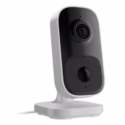 Ajax IndoorCam, Caméra de sécurité IP, Intérieure, Sans fil, Plafond/Mur/Bureau, Blanc, Boîte
