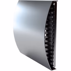 Dimensions et données techniques Grille murale Largeur nominale : 150 mm Couleur : acier inoxydable Matériau : PVC & aluminiu ...