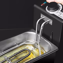 Cecotec CleanFry Unique 3 L Autonome 2000 W Friteuse Noir, Acier inoxydable