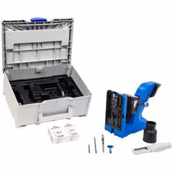 Contenu de la livraison: - 1x gabarit de perçage de trou de poche KREG Pocket Hole Jig 720 - 1x foret Easy-Set avec butée de  ...