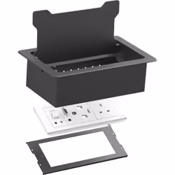 Vision TC3 SURRTB range-câbles Bureau Boîtier de câbles Noir, Blanc 1 pièce(s)