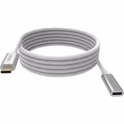 Vision TC 2MUSBCEXT, 2 m, USB C, USB C, USB 3.2 Gen 2 (3.1 Gen 2), Blanc