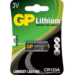 GP Batteries Lithium CR123A Batterie à usage unique