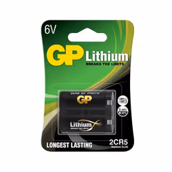 GP Batteries 2CR5 1-P, 6 V, Lithium