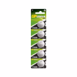 GP Batteries Lithium Cell CR2430, Batterie à usage unique, CR2430, Lithium, 3 V, 5 pièce(s), 300 mAh