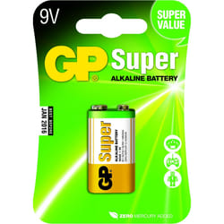 GP Batteries Super Alkaline 9V Batterie à usage unique Alcaline