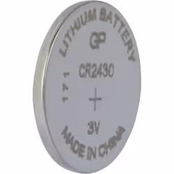 GP Batteries Lithium Cell Lithium CR2430 - 1, Batterie à usage unique, Lithium, 3 V, 1 pièce(s), Acier inoxydable, 3 mm