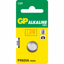 GP Batteries Alkaline Cell 625A, Batterie à usage unique, Alcaline, 1,5 V, 1 pièce(s), Acier inoxydable, Ampoule