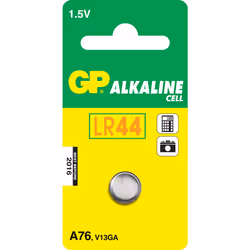 GP Batteries Alkaline Cell A76, Batterie à usage unique, Alcaline, 1,5 V, 1 pièce(s), Acier inoxydable, 5,4 mm