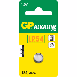 GP Batteries Alkaline Cell 189, Batterie à usage unique, Alcaline, 1,5 V, 1 pièce(s), Acier inoxydable, 3,05 mm