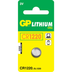 GP Batteries Lithium Cell CR1220 Batterie à usage unique