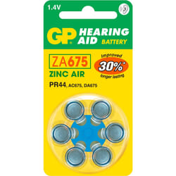 GP Batteries Hearing Aid ZA675 Batterie à usage unique PR44 Zinc-Air