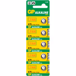 GP Batteries Alkaline Cell A76, Batterie à usage unique, Alcaline, 1,5 V, 5 pièce(s), Acier inoxydable, 5,4 mm