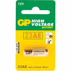 GP Batteries High Voltage 23A, Batterie à usage unique, Alcaline, 12 V, 1 pièce(s), Multicolore, Blister