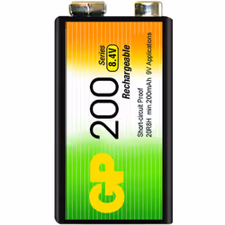 GP Batteries 9V Batterie rechargeable Hybrides nickel-métal (NiMH)
