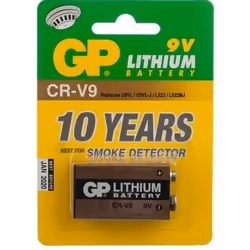 GP Batteries Lithium CR-9V, Batterie à usage unique, 9V, Lithium, 9 V, 1 pièce(s), Noir