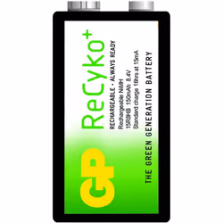 GP Batteries 9V Batterie rechargeable Hybrides nickel-métal (NiMH)
