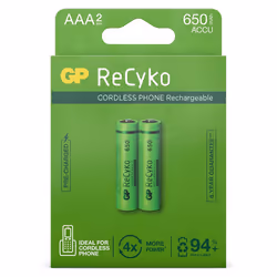 GP Batteries 12065AAAHCE-C2 Batterie rechargeable AAA Hybrides nickel-métal (NiMH)