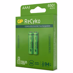 GP Batteries 12065AAAHCE-C2 Batterie rechargeable AAA Hybrides nickel-métal (NiMH)