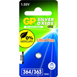 GP Batteries Silver Oxide Cell 364 Batterie à usage unique SR60 Argent-Oxide (S)