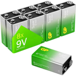 Gp Batteries - gp Super Pile 6LR61 (9V) alcaline(s) 9 v 8 pc(s)