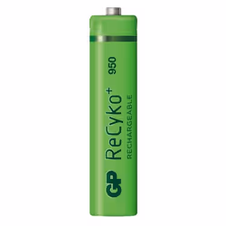 GP Batteries 201149, Batterie rechargeable, AAA, Hybrides nickel-métal (NiMH), 1,2 V, 4 pièce(s), 950 mAh