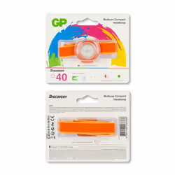GP Lighting CH31 Orange Lampe frontale LED