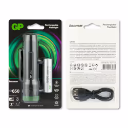 GP Lighting CR41 Noir Lampe torche LED