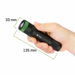 GP Lighting CR41 Noir Lampe torche LED