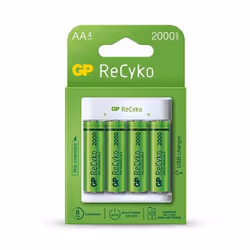 GP Batteries B51414, Hybrides nickel-métal (NiMH), AA, AAA, 4 pièce(s), Piles fournies