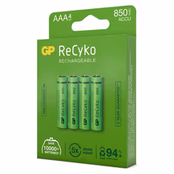 GP Batteries Rechargeable batteries 12085AAAHCE-C4 batterie rechargeable Hybrides nickel-métal (NiMH) 850 mAh 1,2 V