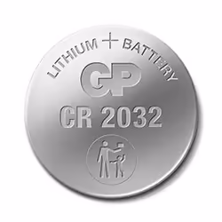 GP Batteries Lithium CR2032, Batterie à usage unique, CR2032, Lithium-Manganese Dioxide (LiMnO2), 3 V, 4 pièce(s), 165 mAh
