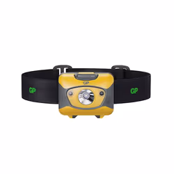 GP Lighting CH46, Lampe frontale, Jaune, IPX6, LED, 300 lm, 157 m