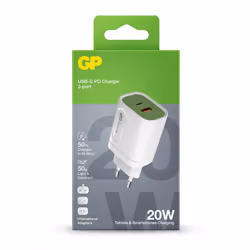GP Batteries 150GP20WPD chargeur d'appareils mobiles Universel Blanc Secteur Charge rapide Intérieure