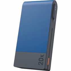 GP Batteries Portable PowerBank M20B, 20000 mAh, Lithium Polymère (LiPo), Quick Charge 3.0, Bleu