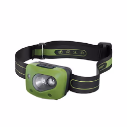GP Lighting CH43, Lampe frontale, Vert, Boutons, IPX4, LED, 300 lm