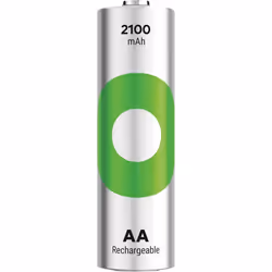 GP Batteries 201239, Batterie rechargeable, AA, Hybrides nickel-métal (NiMH), 1,2 V, 2 pièce(s), 2100 mAh