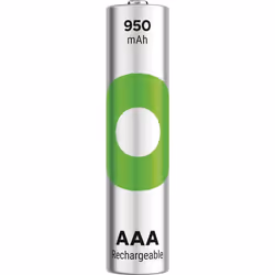 GP Batteries 201242, Batterie rechargeable, AAA, Hybrides nickel-métal (NiMH), 1,2 V, 4 pièce(s), 950 mAh