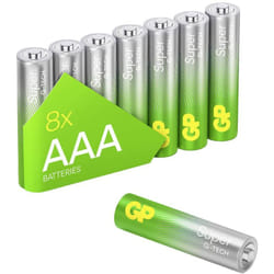 Gp Super Pile LR3 (aaa) alcaline(s) 1.5 v 8 pc(s)