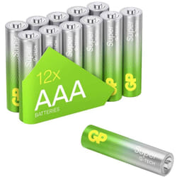 Gp Super Pile LR3 (aaa) alcaline(s) 1.5 v 12 pc(s)