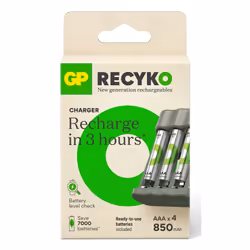 GP Batteries ReCyko+ B441, Hybrides nickel-métal (NiMH), AA, AAA, 4 pièce(s), Piles fournies